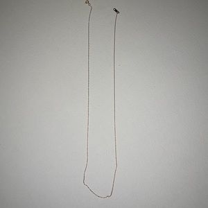 10k gold 18” chain necklace